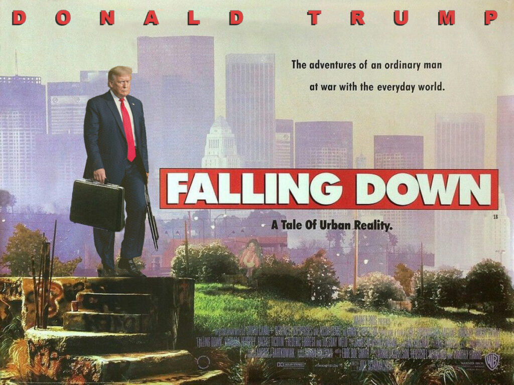 Donald Trump in “Falling Down” reboot